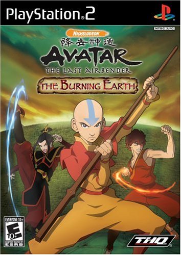 Avatar The Last Airbender The Burning Earth PS2 PlayStation 2 - Very Good