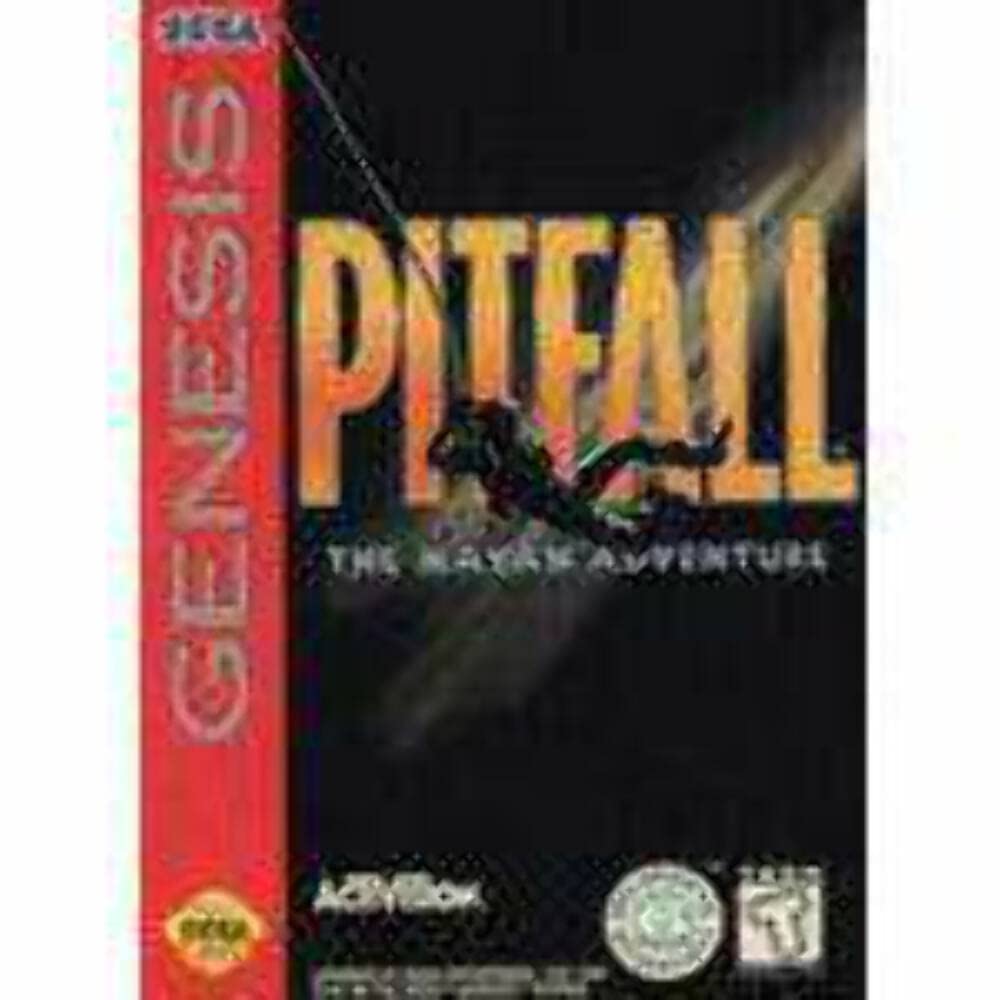Pitfall  The Mayan Adventure Sega Genesis + Reg Card Complete CIB - Very Good