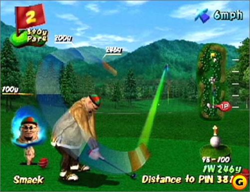 Swing Away Golf PS2 PlayStation 2 + Reg Card - Like New