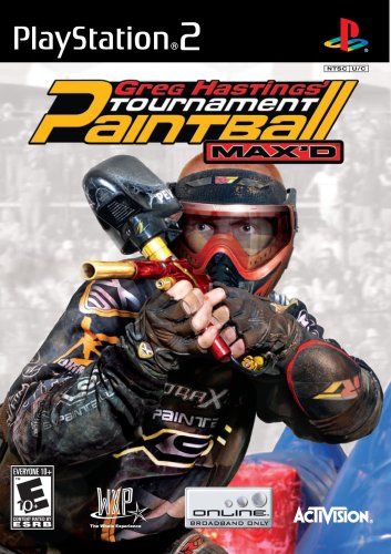 Greg Hastings' Tournament Paintball Max'D PS2 PlayStation 2 + Reg - Like New