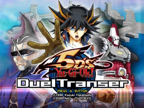 Yu-Gi-Oh! 5D's Duel Transer Nintendo Wii AD Complete CIB - Very Good