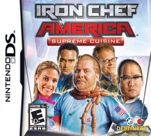 Iron Chef America Supreme Cuisine Nintendo DS AD Complete CIB - Very Good