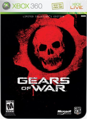 Gears Of War Collector's Edition Xbox 360 + Sleeve, Art Book - Like New