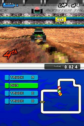 ATV Thunder Ridge Riders / Monster Trucks Mayhem DS - Like New