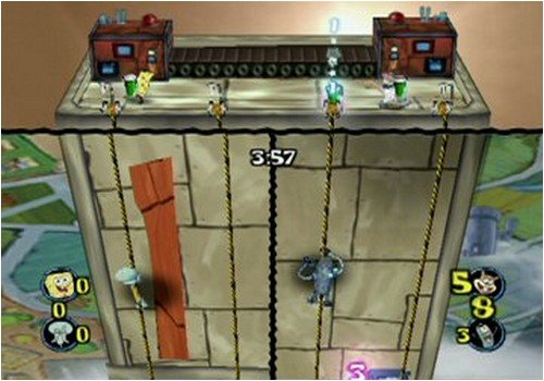 SpongeBob Squarepants Lights Camera Pants PS2 PlayStation 2 - Very Good