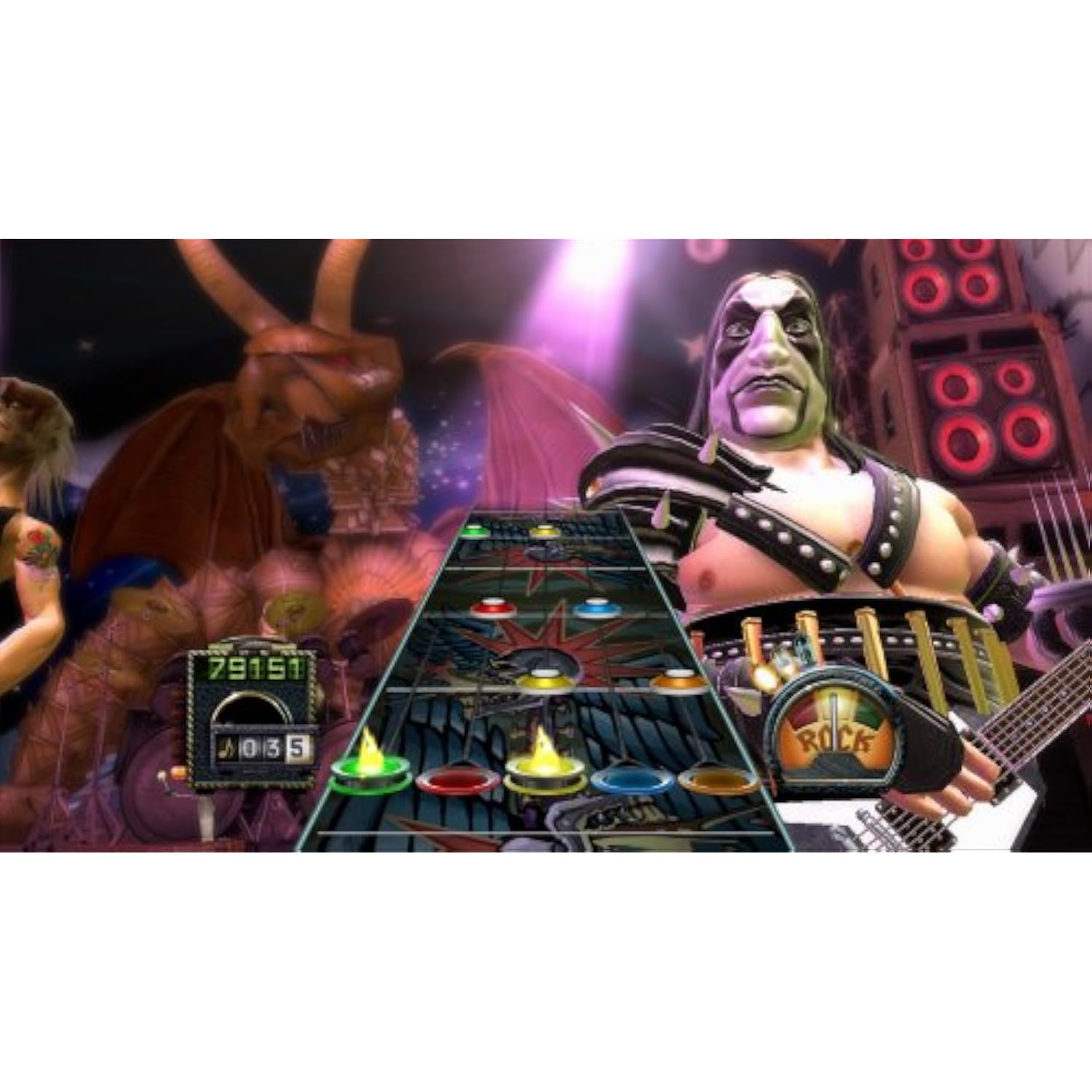 Guitar Hero III Legends of Rock Xbox 360 AD/MD Complete CIB - Very Good