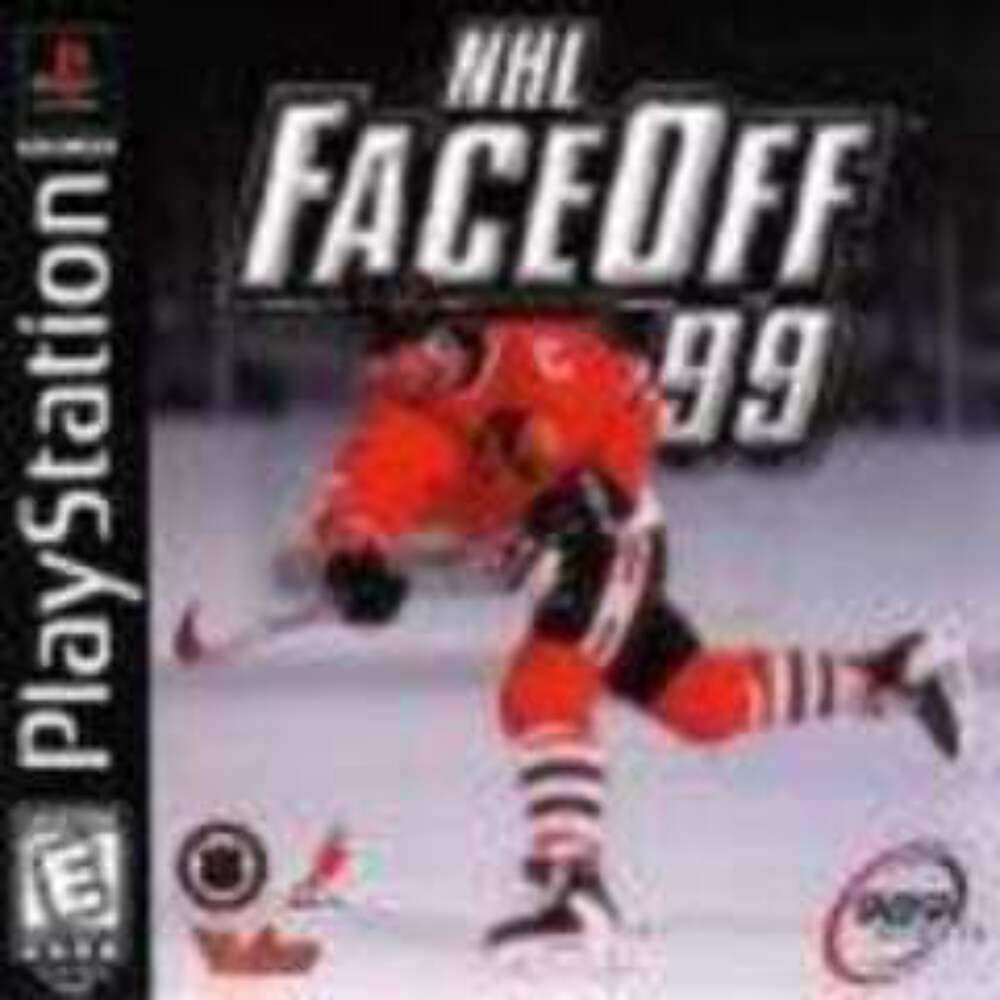 NHL Faceoff 99 PS1 PlayStation 1 MD + Reg Card Complete CIB - Very Good
