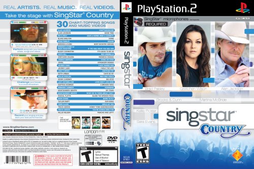 SingStar Country Software Only PS2 PlayStation 2 + Reg Card - Like New