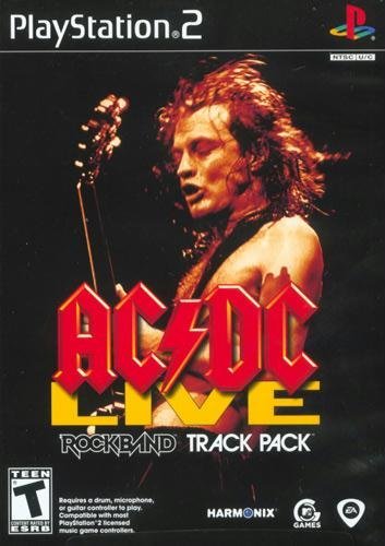 ACDC Live Rock Band Track Pack PS2 Playstation 2 - Like New