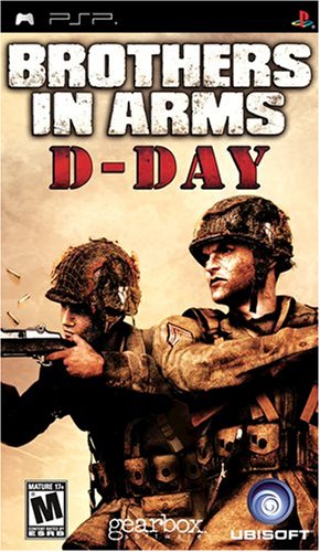 Brothers in Arms D-Day Sony PSP Clear UMD Disc Only Authentic / Tested - Very Good