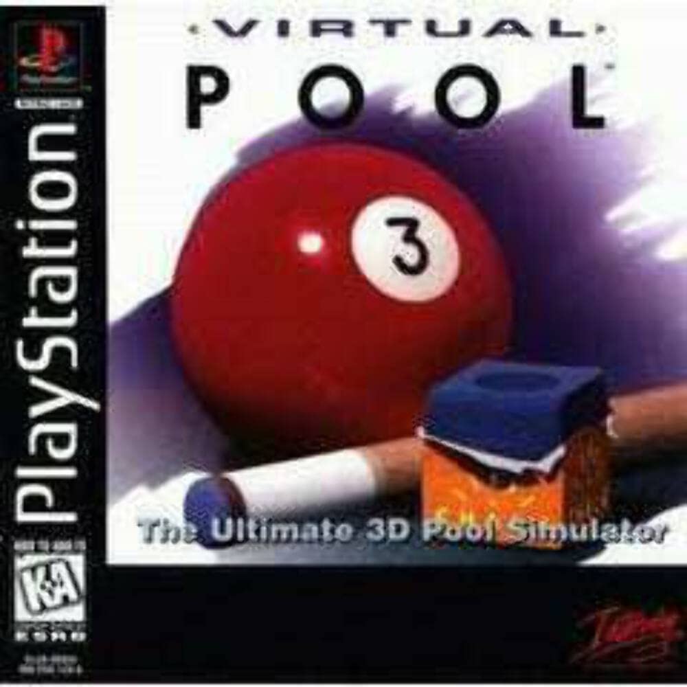 Virtual Pool PS1 PlayStation 1 + Reg Card Complete - Excellent