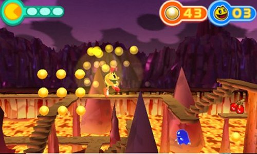 Pac-Man and the Ghostly Adventures Nintendo 3DS + Poster - Like New