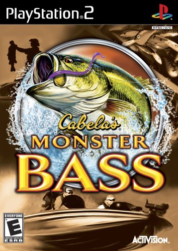 Cabela's Monster Bass PS2 PlayStation 2 - Like New