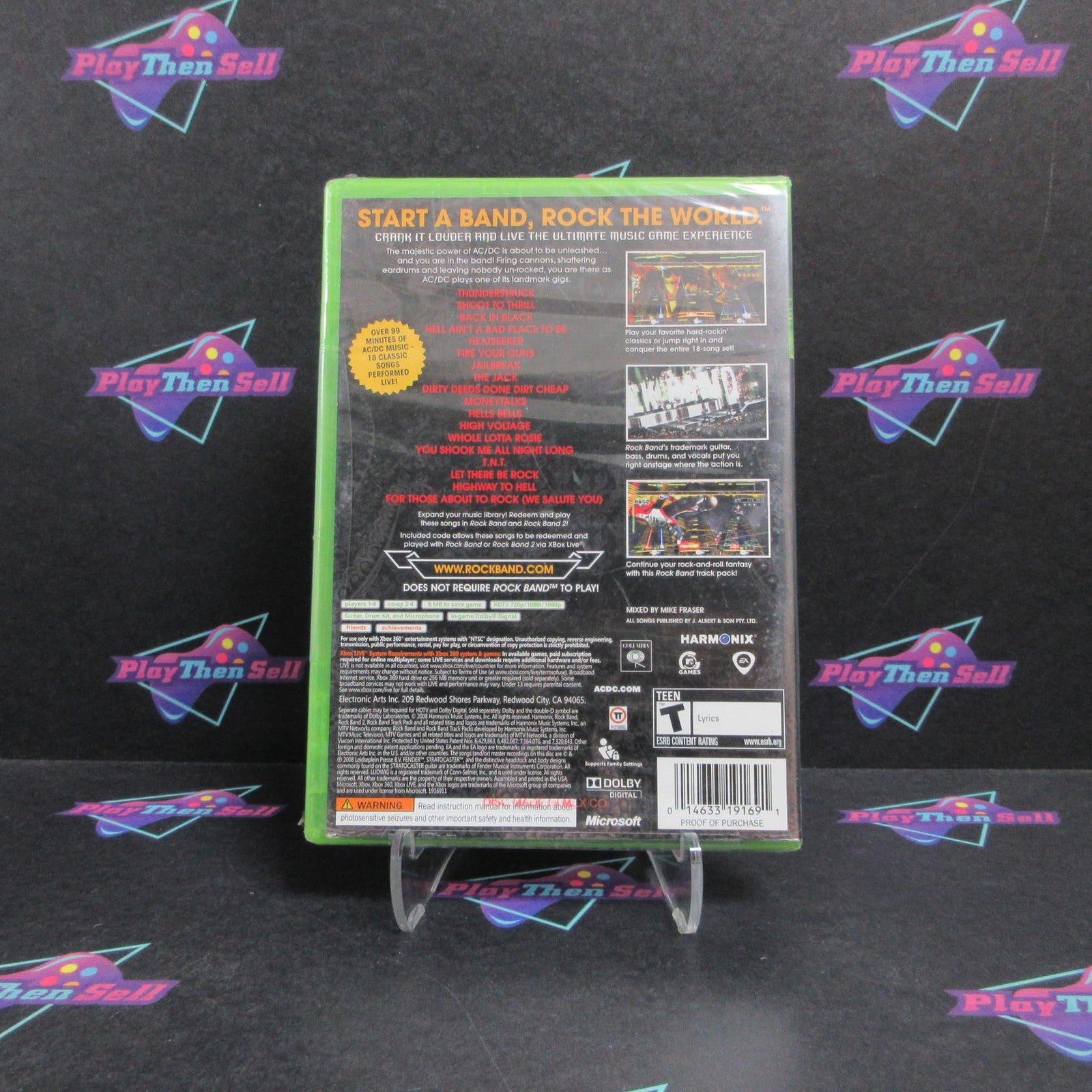 AC/DC Live Rock Band Track Pack Xbox 360 Brand New - Sealed