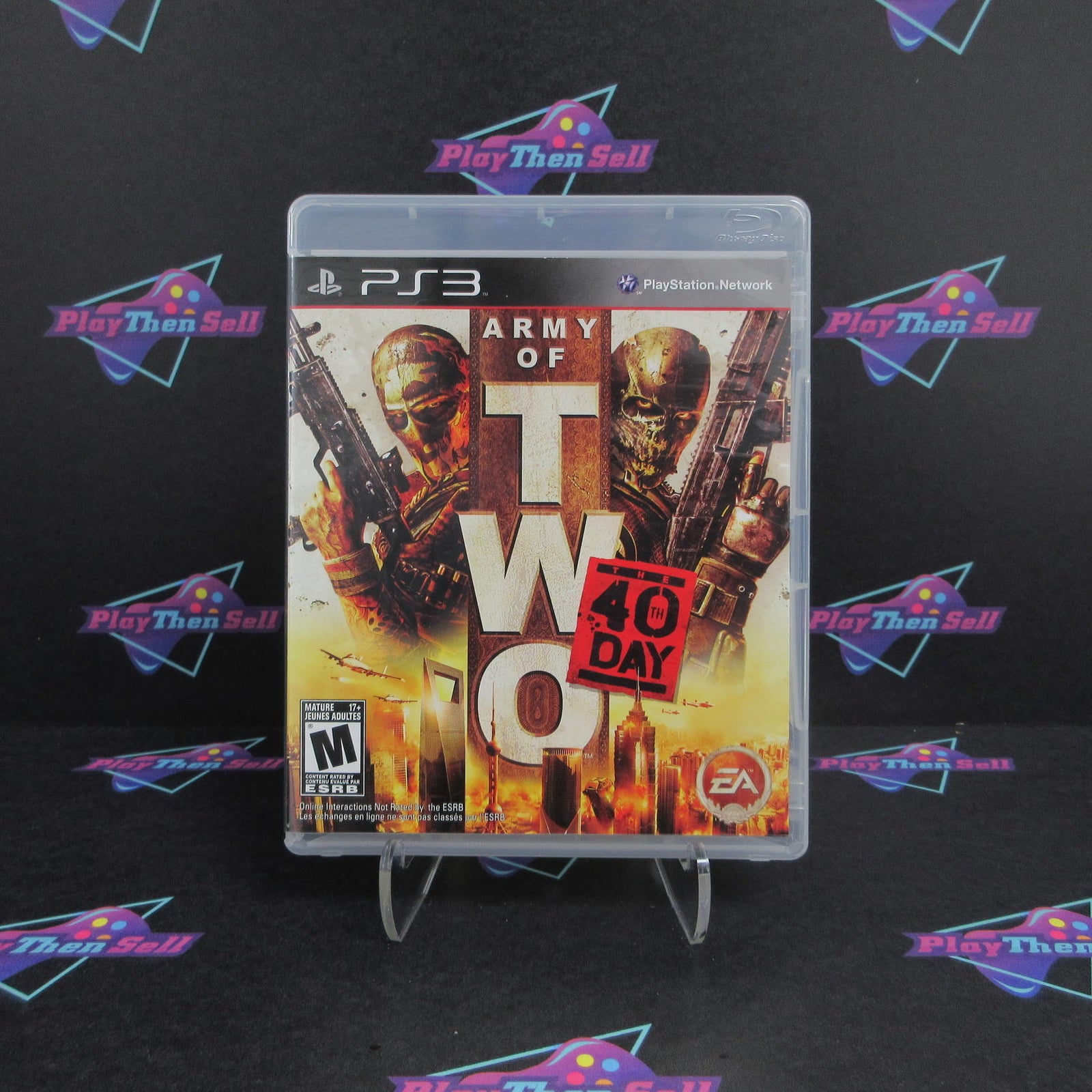 Army of Two The 40th Day PS3 PlayStation 3 Complete - 1 Year Warranty EX Cond