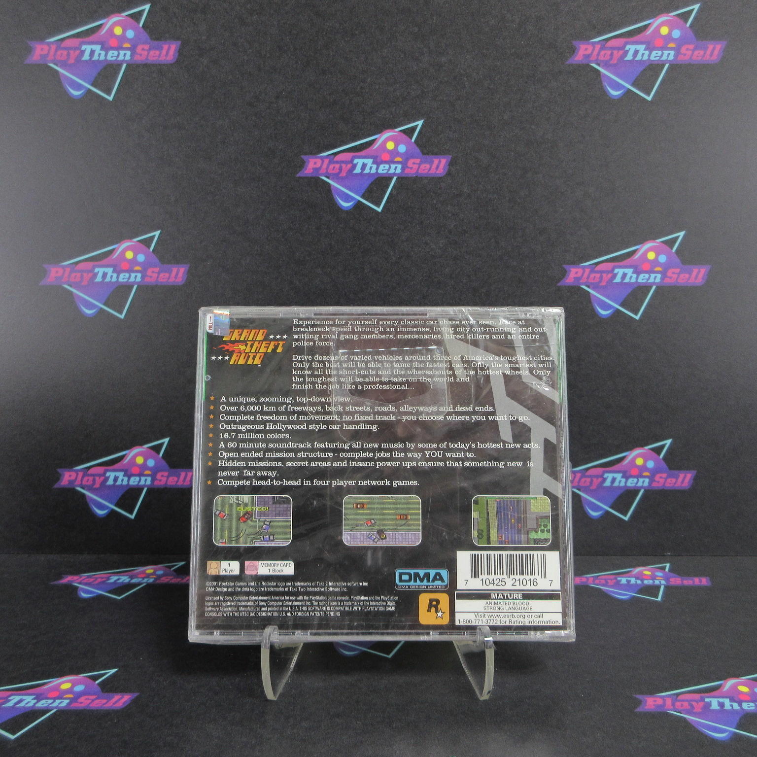 Grand Theft Auto Greatest Hits PlayStation 1 (See Pics) Brand New - Sealed