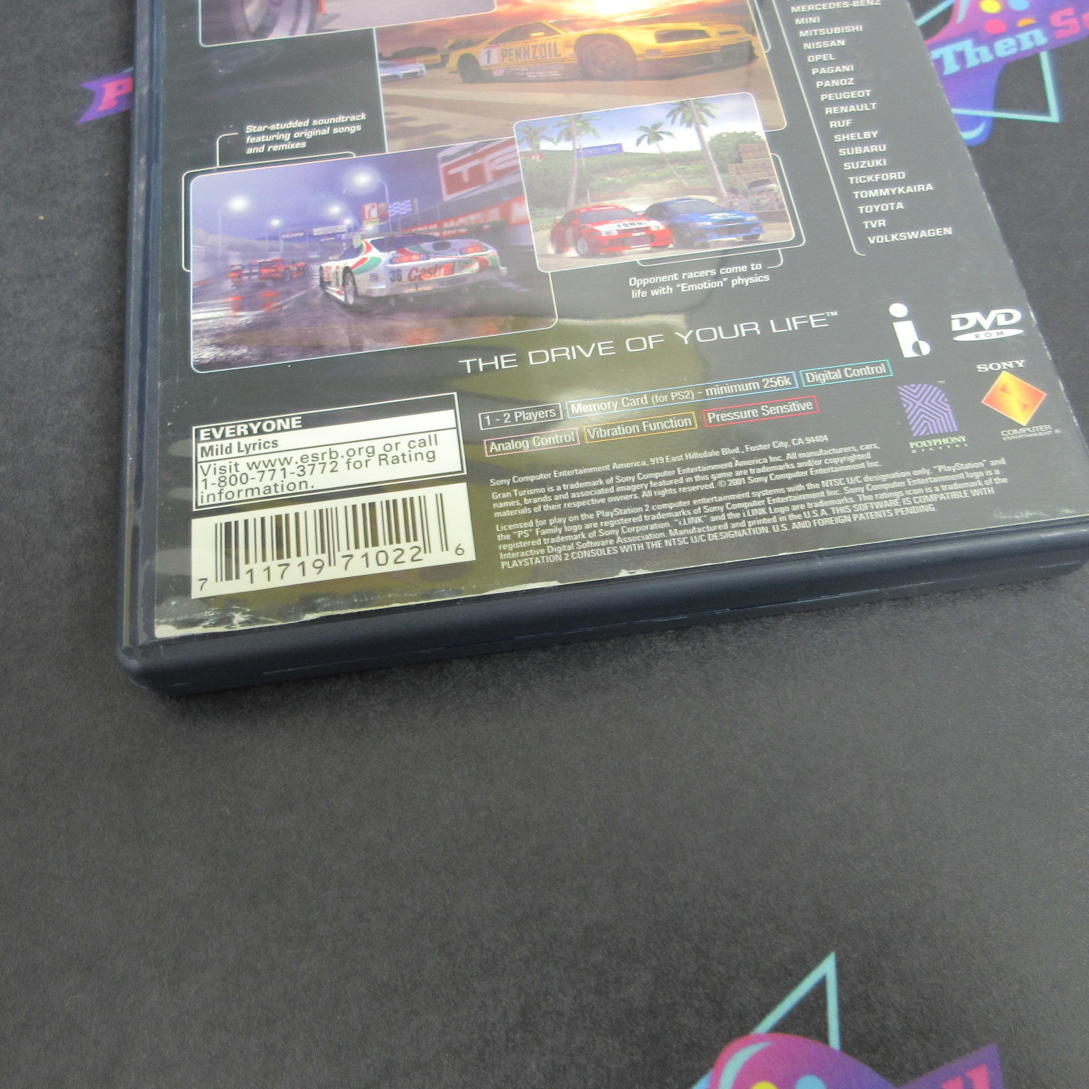 Gran Turismo 3 A-SPec + Reg Card PlayStation 2 Complete - 1 Year Warranty VG