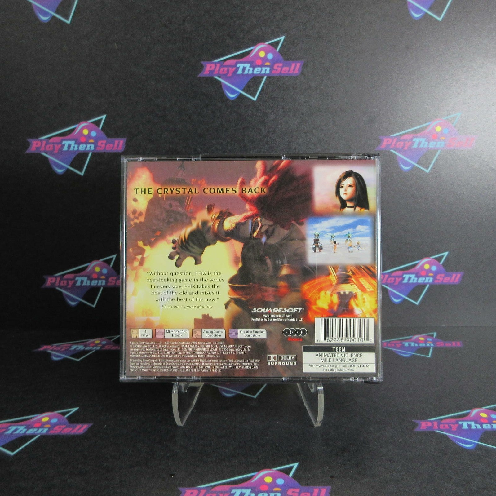 Final Fantasy IX PS1 PlayStation 1 + Reg Card Complete - 1 Year Warranty EX Cond