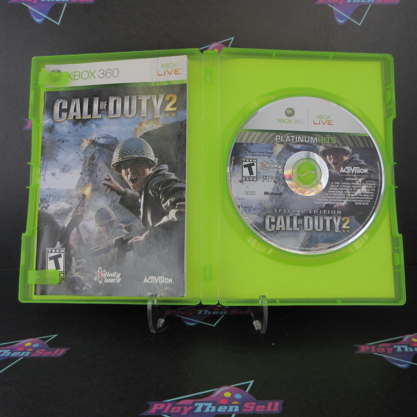 Call of Duty 2 Special Edition Xbox 360 PH No Bonus Disc - 1 Year Warranty VG