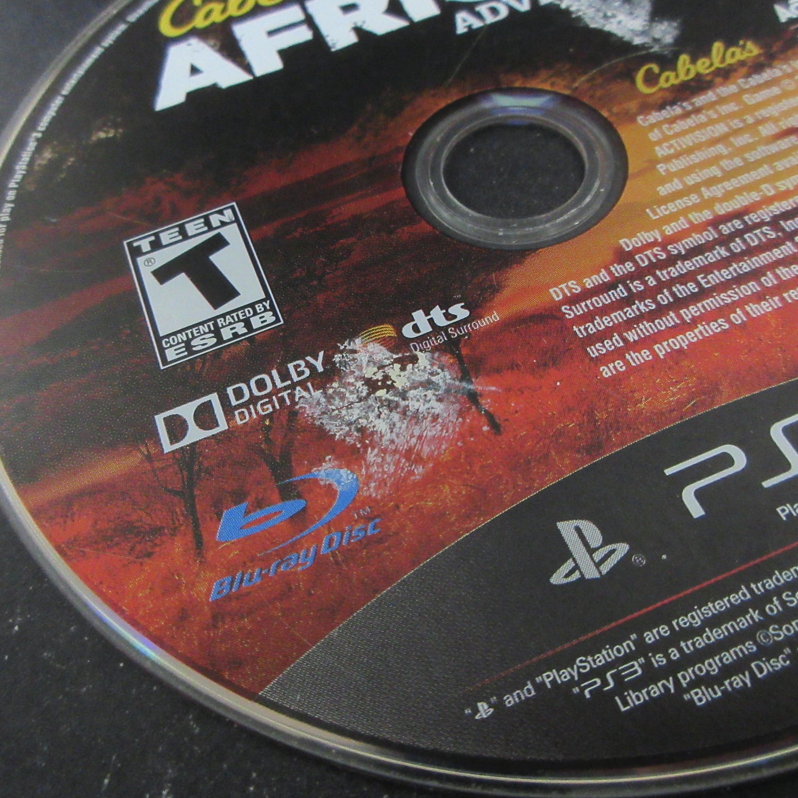 Cabela's African Adventures PS3 PlayStation 3 - 1 Year Warranty VG