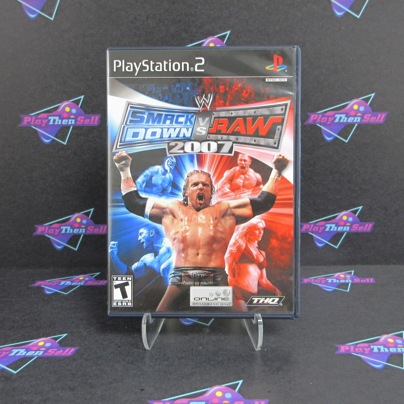 WWE SmackDown vs. Raw 2007 PS2 PlayStation 2 Complete - 1 Year Warranty EX Cond
