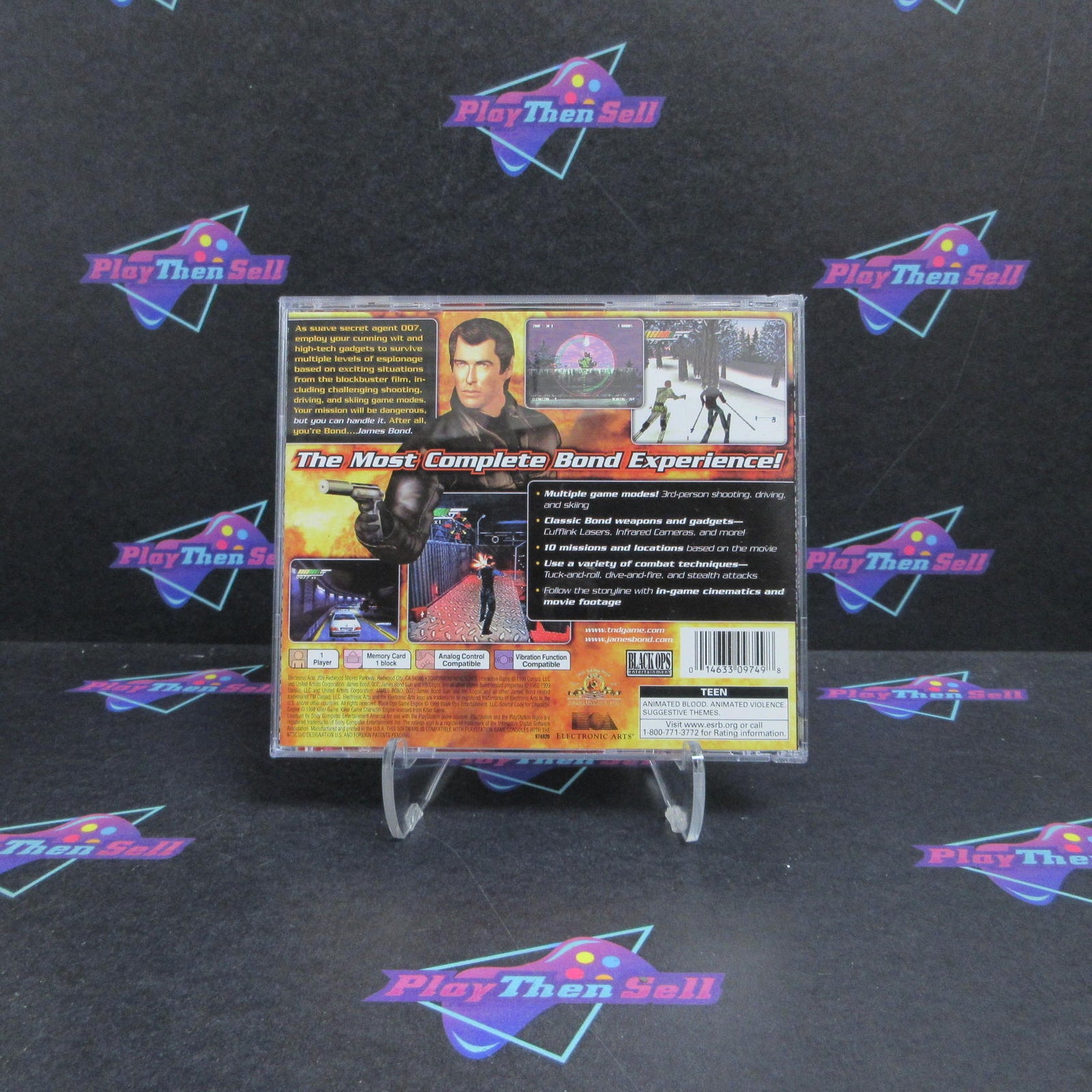 007 Tomorrow Never Dies PS1 PlayStation 1 + Reg Card Complete  - 1 Year Warran..