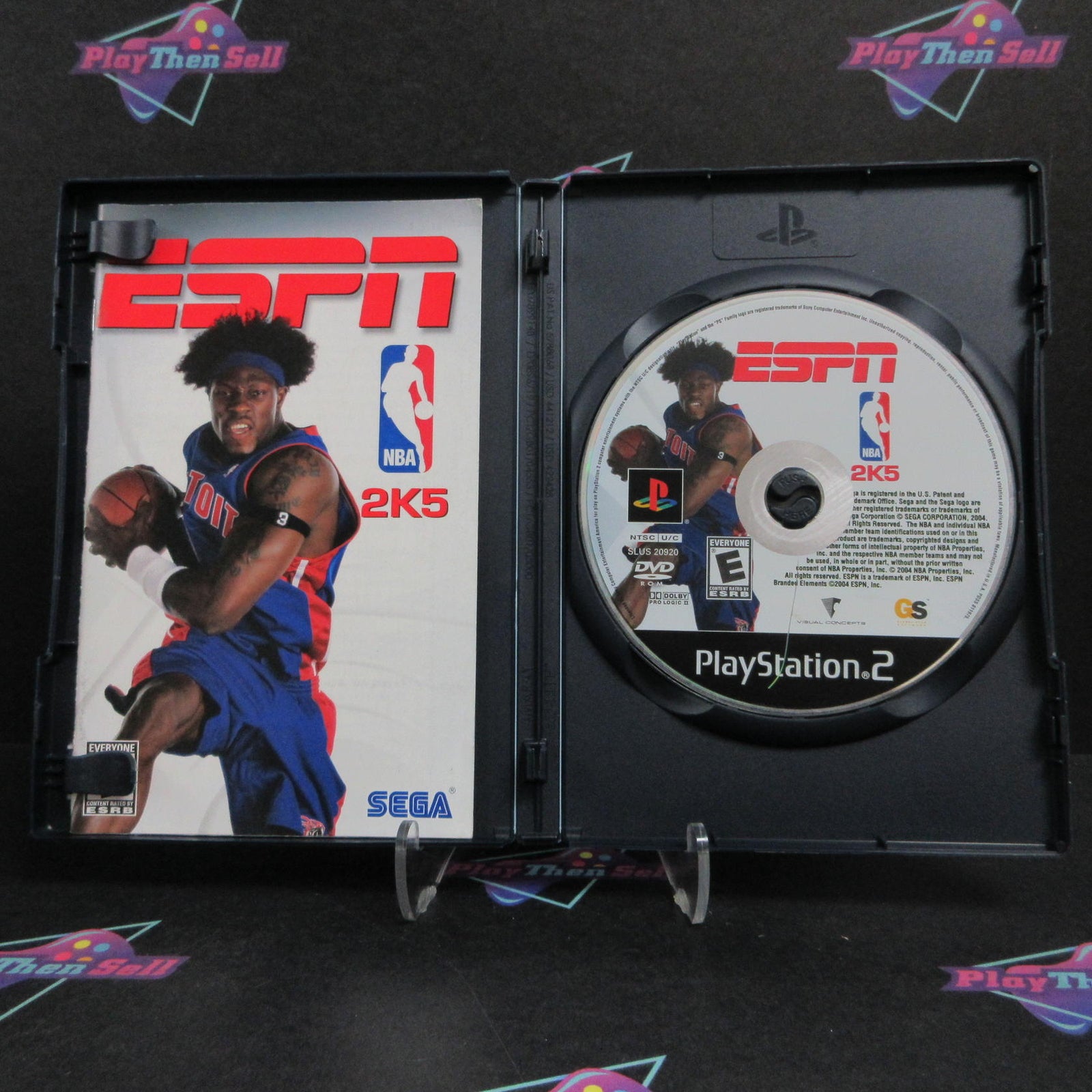 ESPN NBA 2K5 PS2 PlayStation 2 AD/DD Complete CIB - (See Pics)