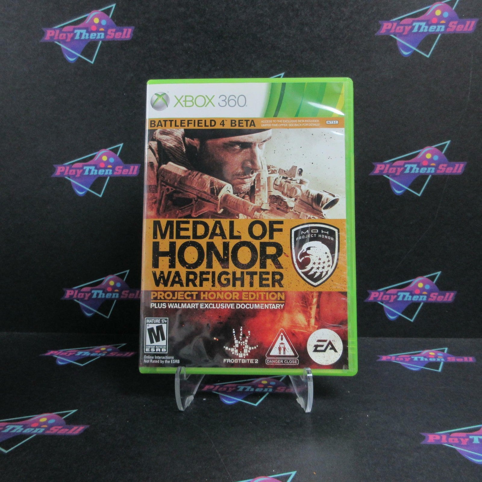 Medal of Honor Warfighter Project Honor Ed Xbox 360 + DVD Complete  - 1 Year W..