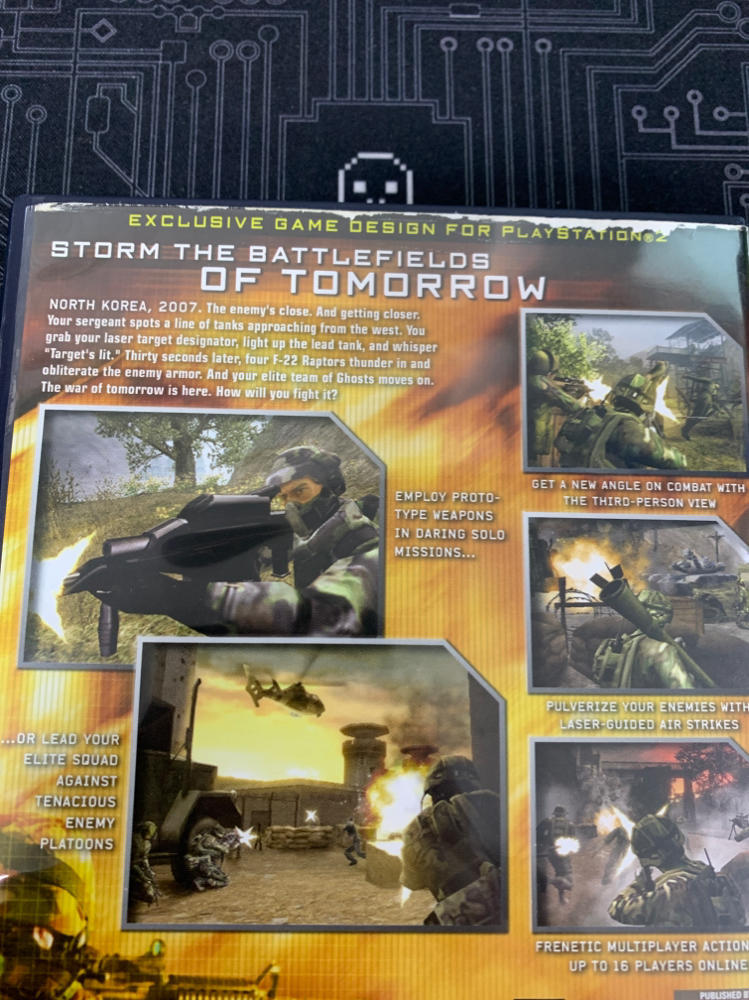 Tom Clancy's Ghost Recon 2 First Contact PS2 PlayStation 2 AD - (See Pics)