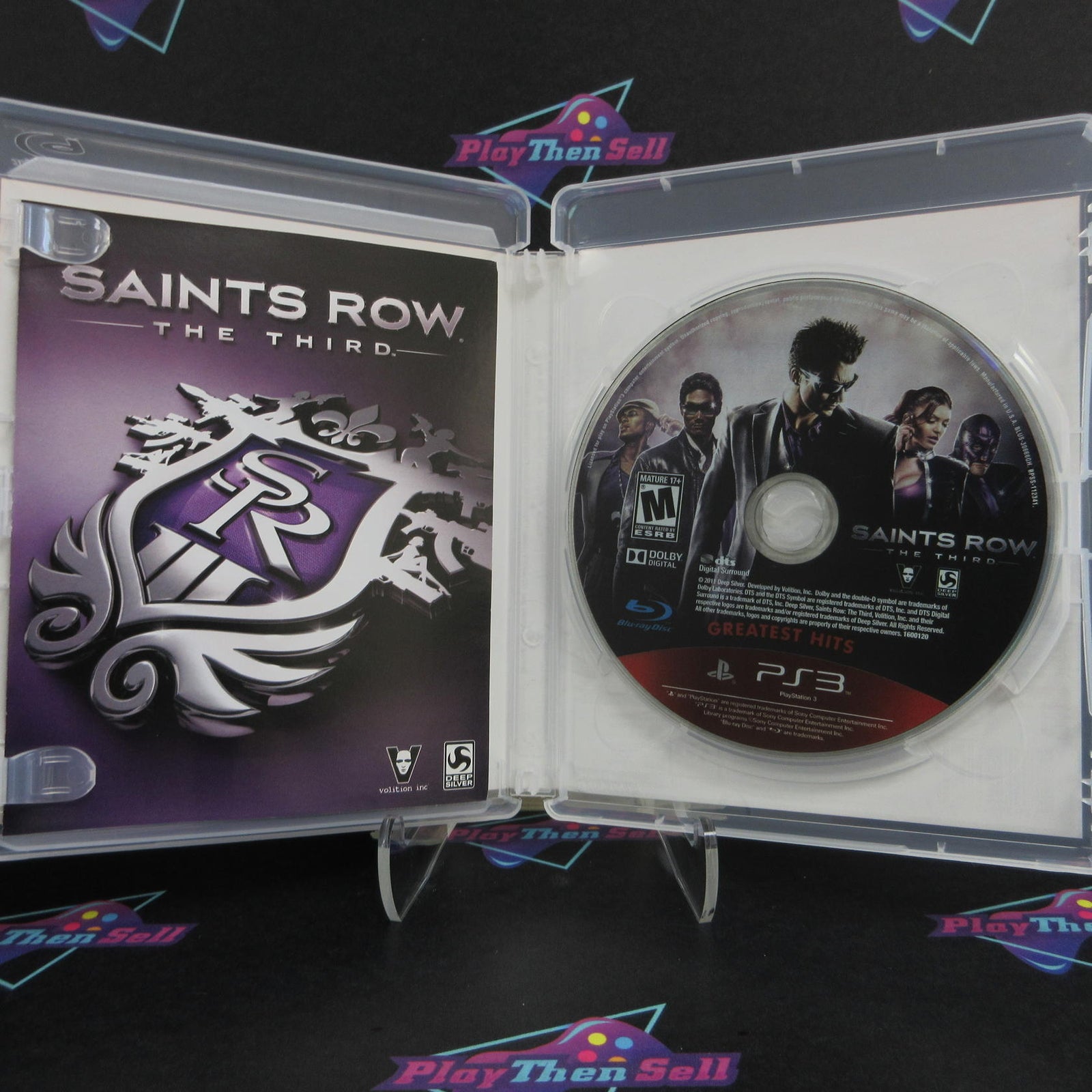 Saints Row The Third PS3 PlayStation 3 GH Complete - 1 Year Warranty EX Cond
