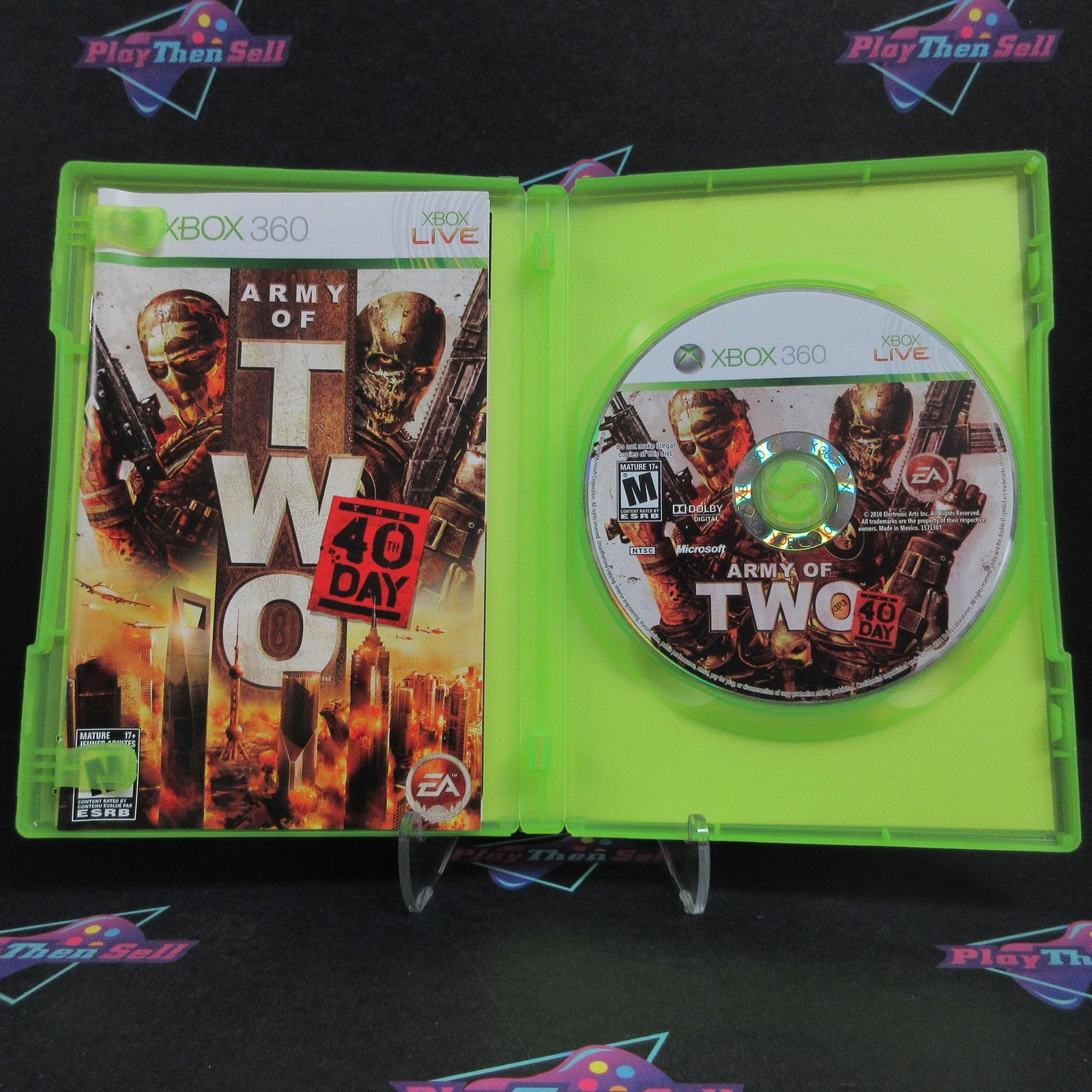 Army of Two The 40th Day Xbox 360 Complete - 1 Year Warranty EX Cond