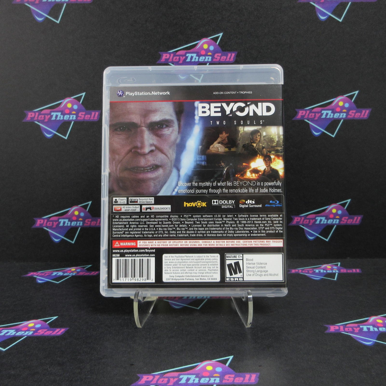 Refurbished Beyond Two Souls PS3 PlayStation 3 - 1 Year Warranty VG