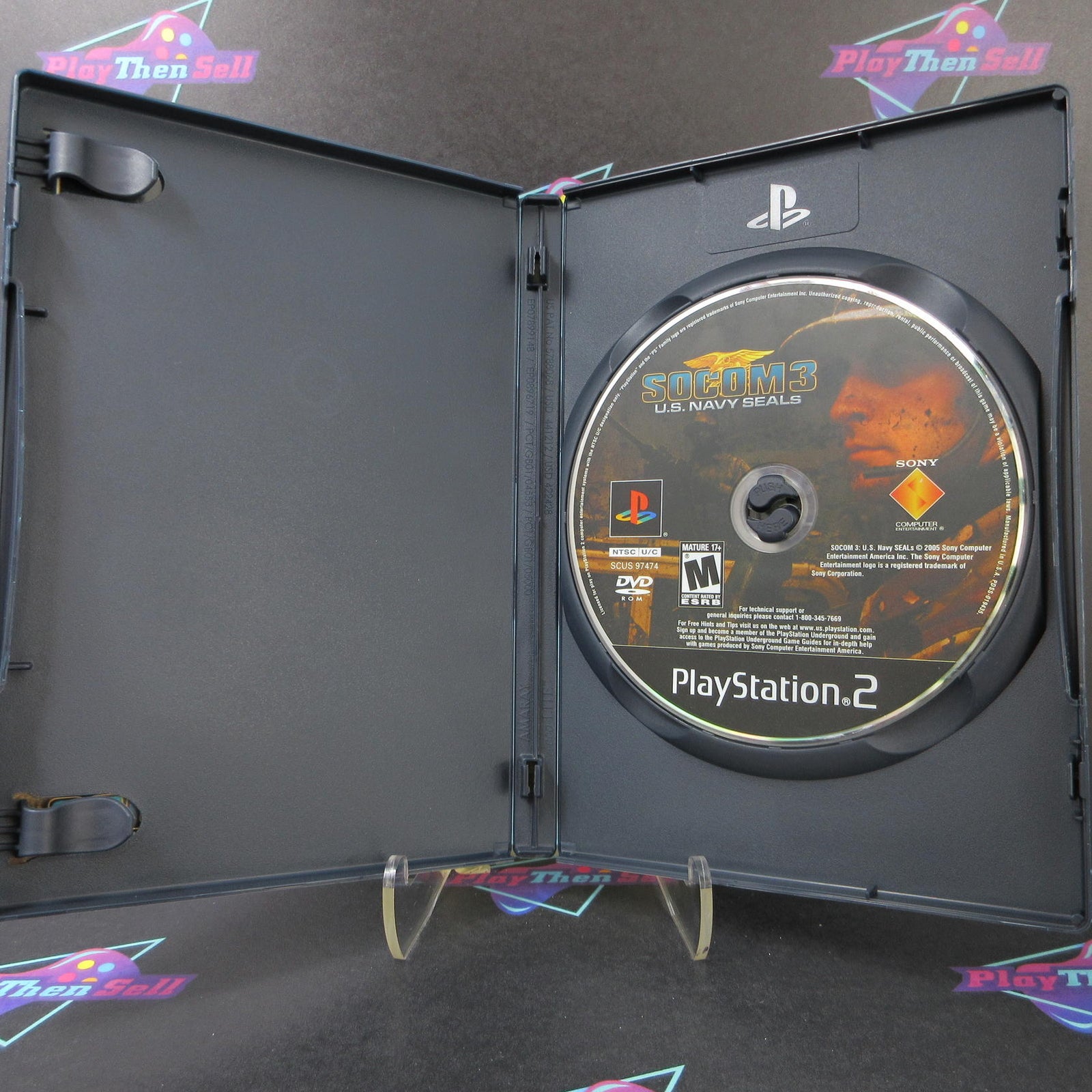 SOCOM 3 US Navy Seals PS2 PlayStation 2 - 1 Year Warranty Game & Case
