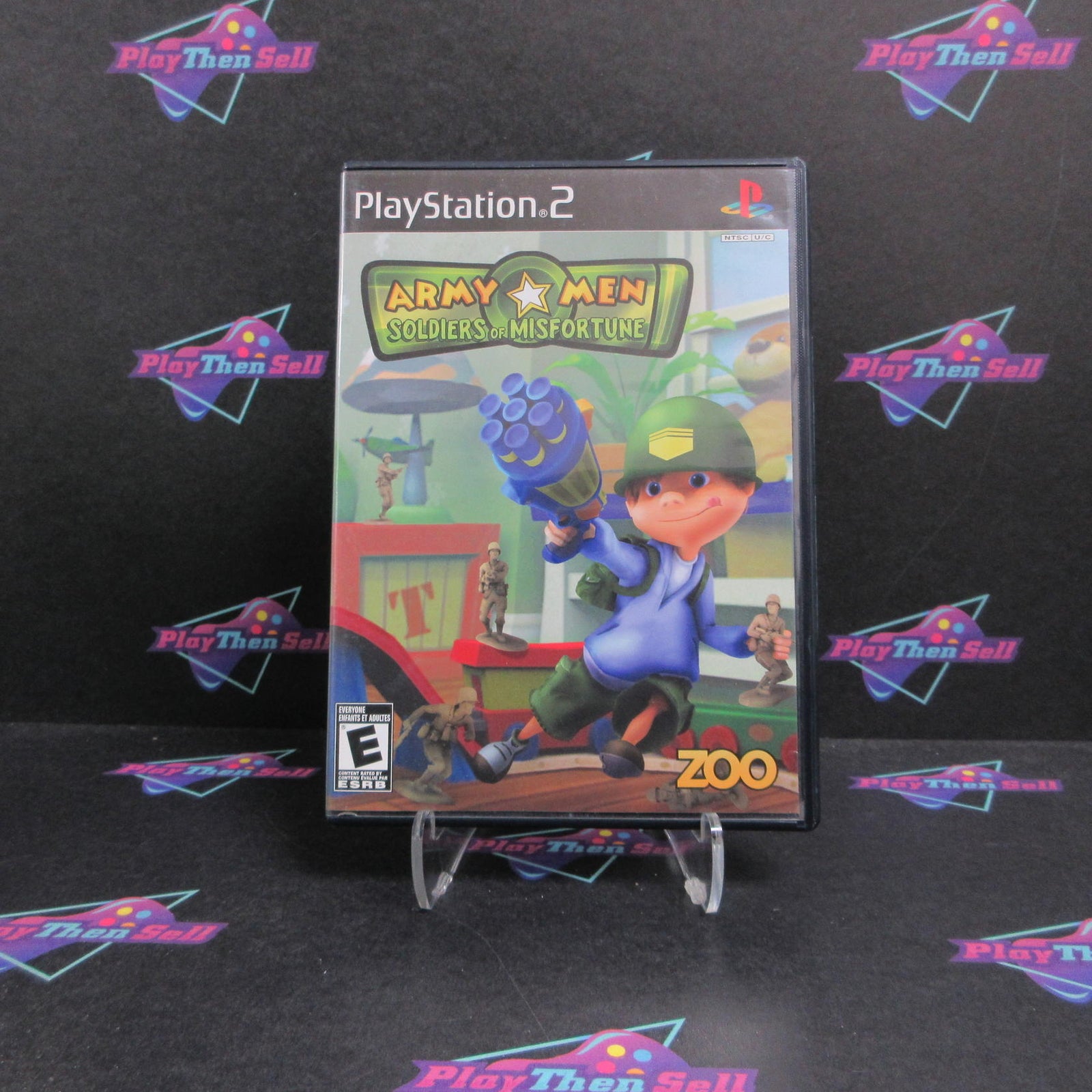 Army Men Soldiers of Misfortune PS2 PlayStation 2 DD/NM - (See Pics)