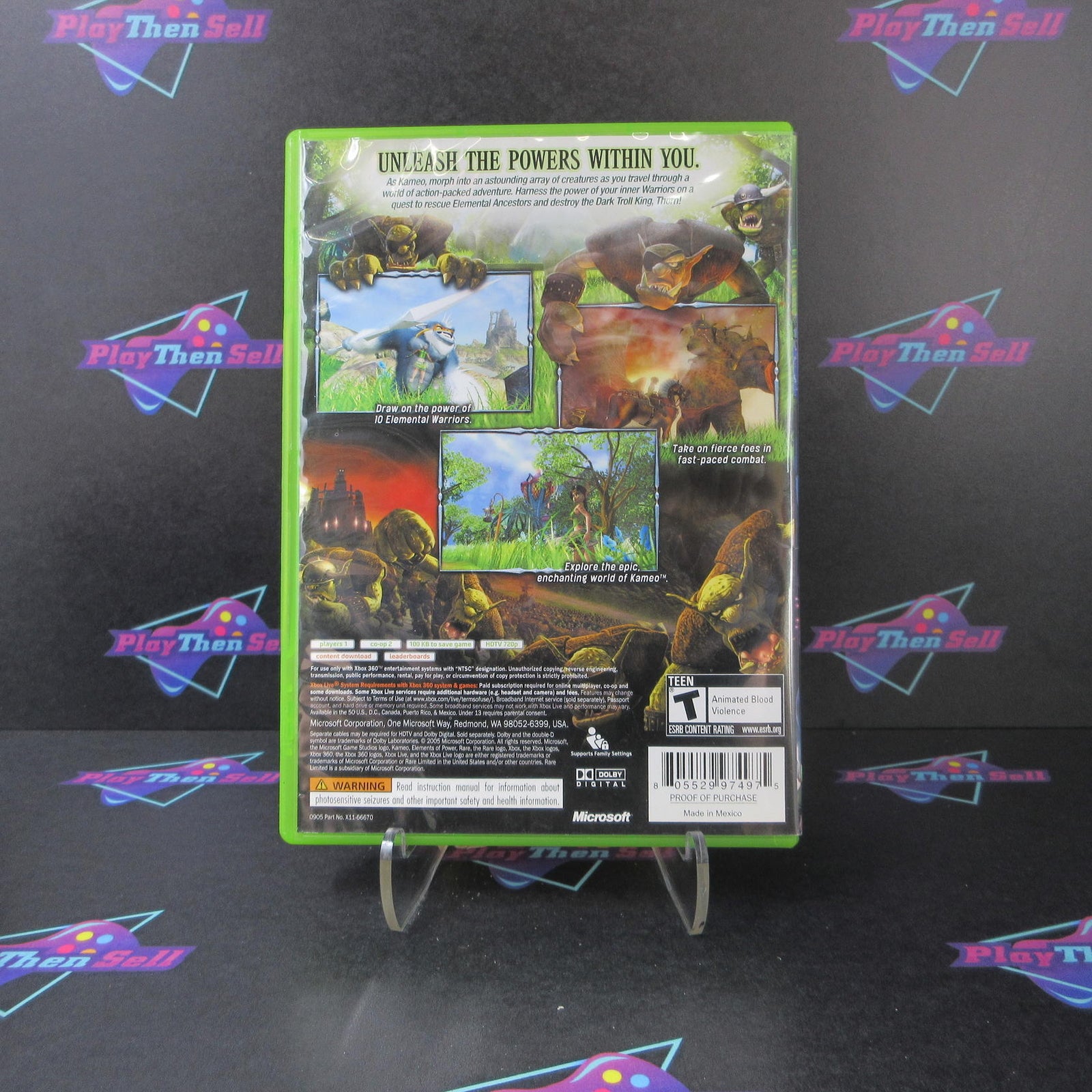 Kameo: Elements of Power Xbox 360 - 1 Year Warranty VG