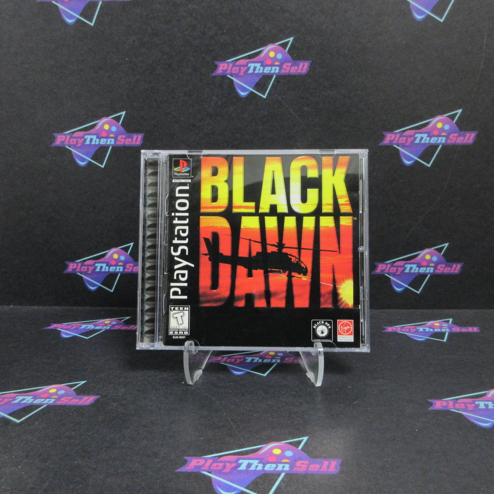 Black Dawn PS1 PlayStation 1 MD Complete CIB - (See Pics)