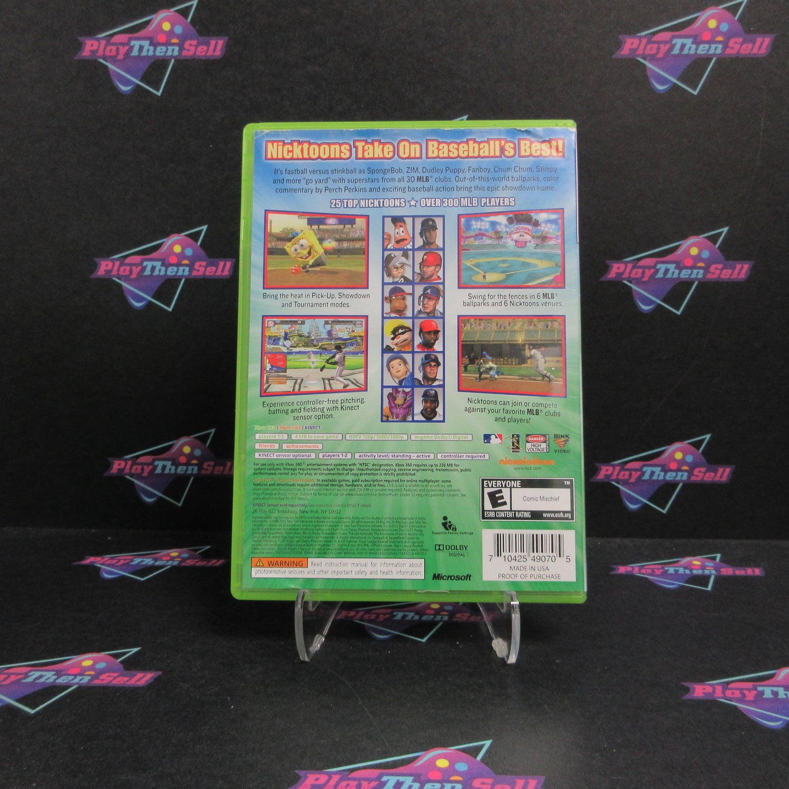 Nicktoons MLB Xbox 360 AD/NM - (See Pics)