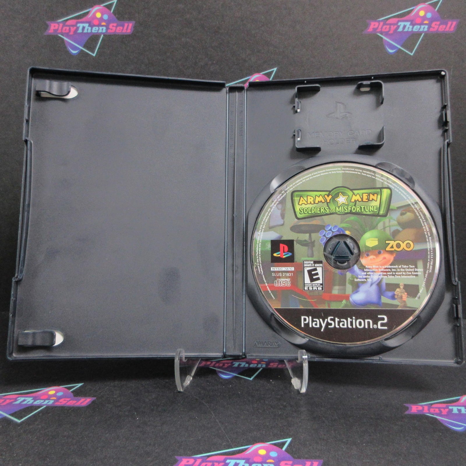 Army Men Soldiers of Misfortune PS2 PlayStation 2 DD/NM - (See Pics)