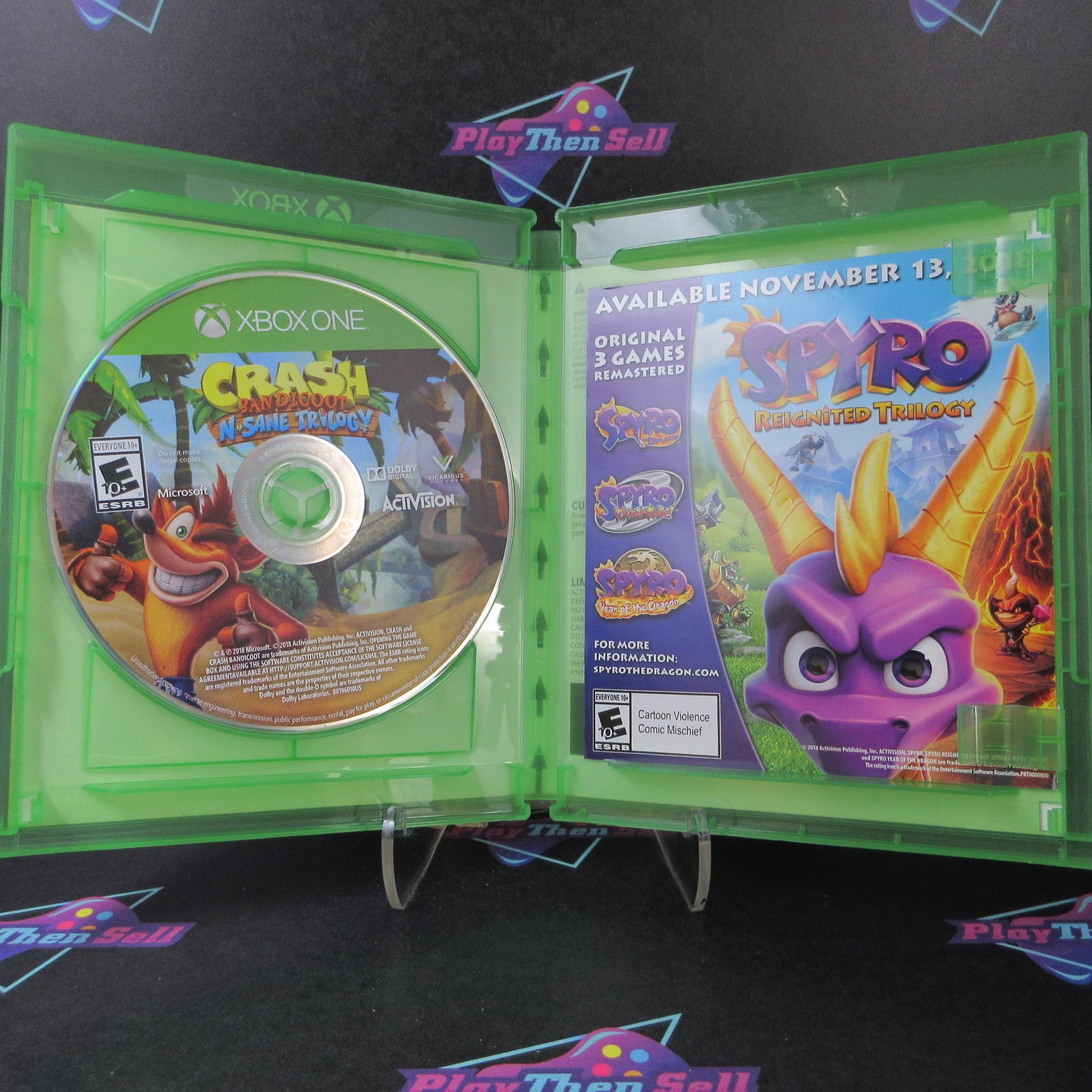 Crash Bandicoot N Sane Trilogy Xbox One Complete - 1 Year Warranty EX Cond