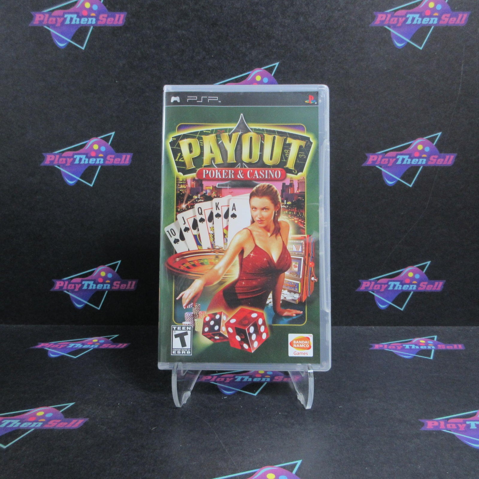 Payout Poker & Casino Sony PSP Clear UMD - 1 Year Warranty Game & Case