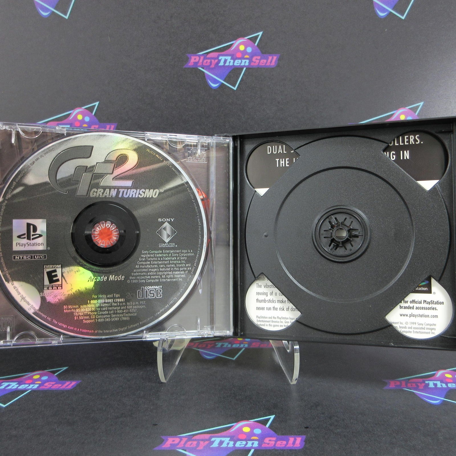 Gran Turismo 2 PS1 PlayStation 1 Greatest Hits - 1 Year Warranty Game & Case