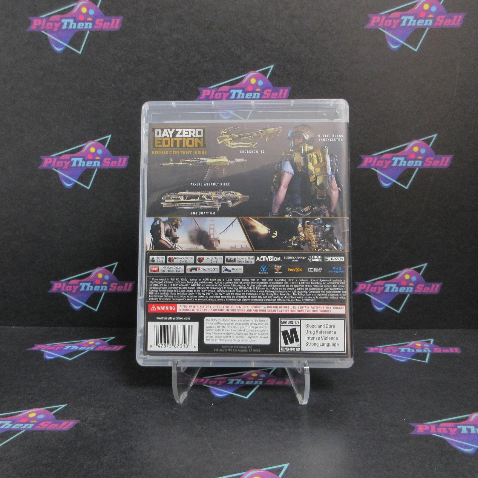 Call of Duty Advanced Warfare Day Zero PS3 PlayStation 3 Complete  - 1 Year Wa..