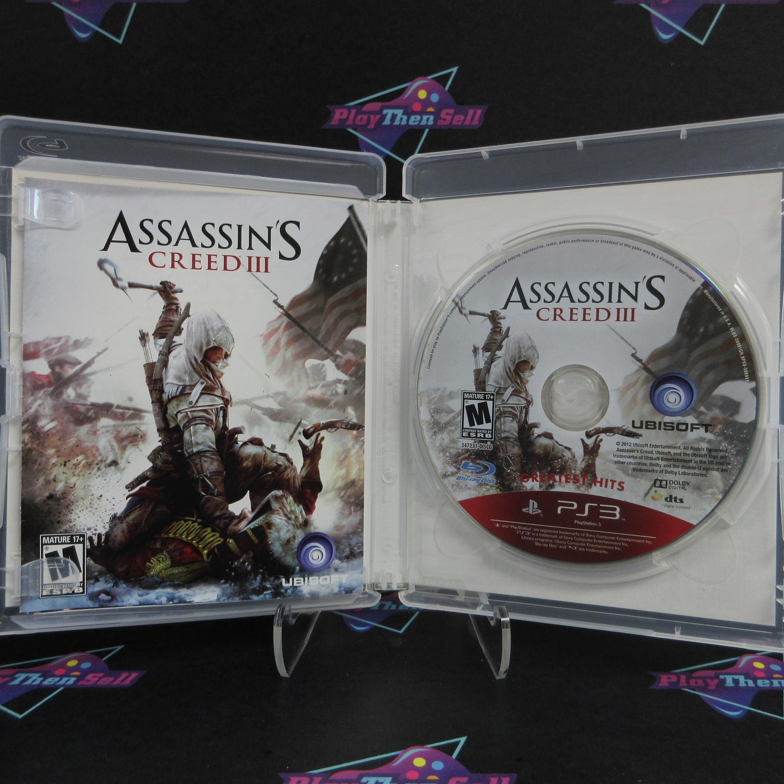 Assassin's Creed III PS3 PlayStation 3 GH Complete - 1 Year Warranty EX Cond