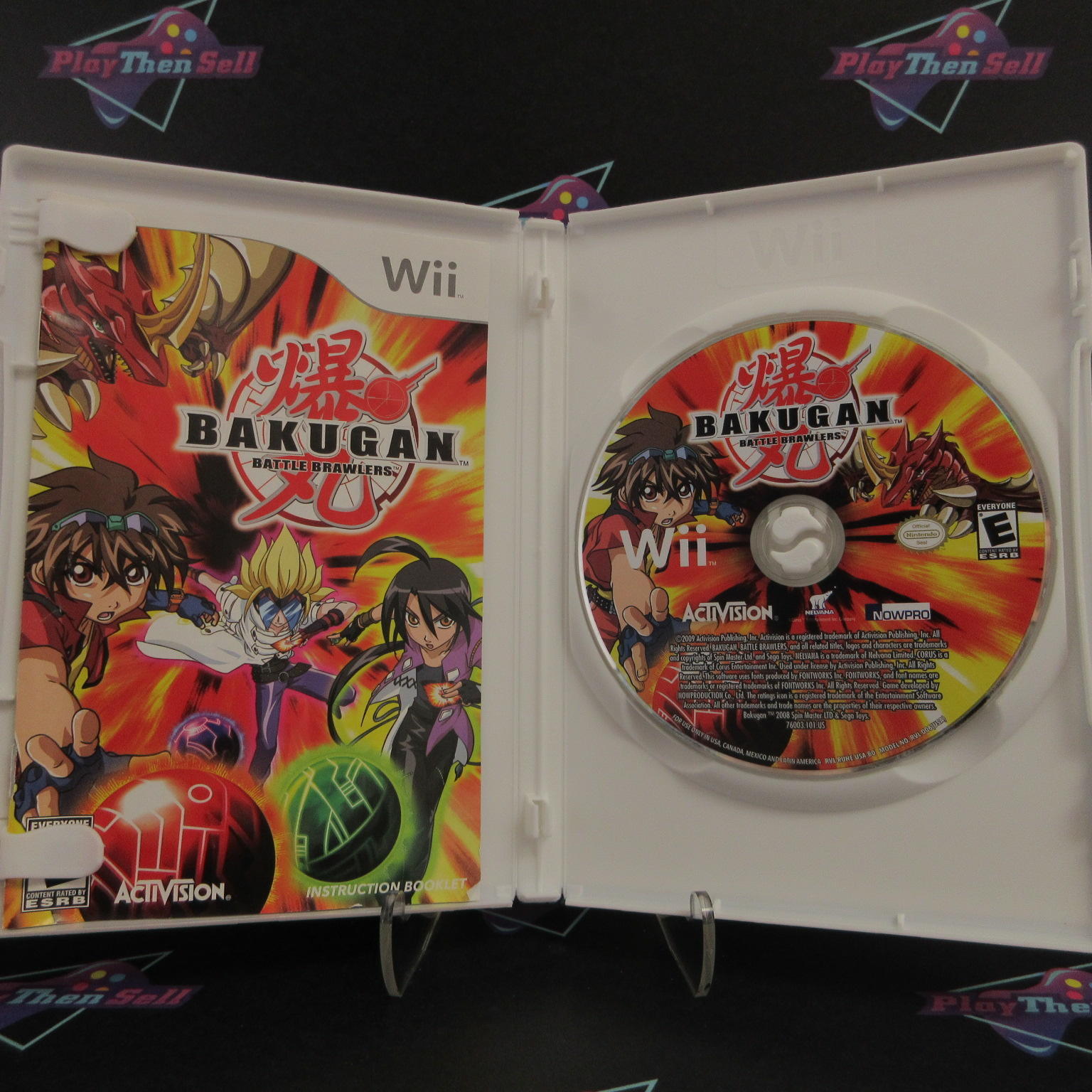 Bakugan Battle Brawlers Nintendo Wii Complete - 1 Year Warranty EX Cond
