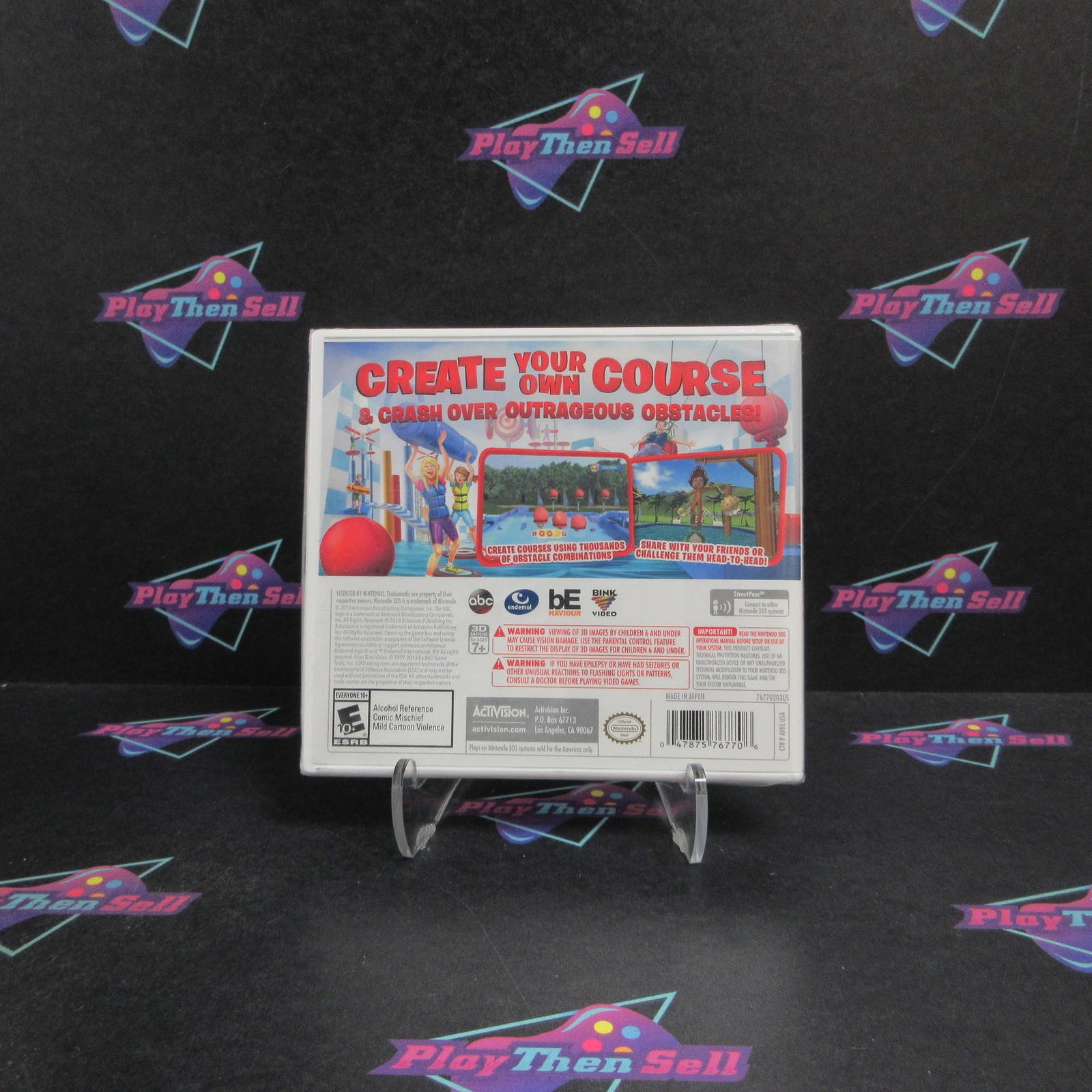 Wipeout Create & Crash Nintendo 3DS Brand New - Sealed