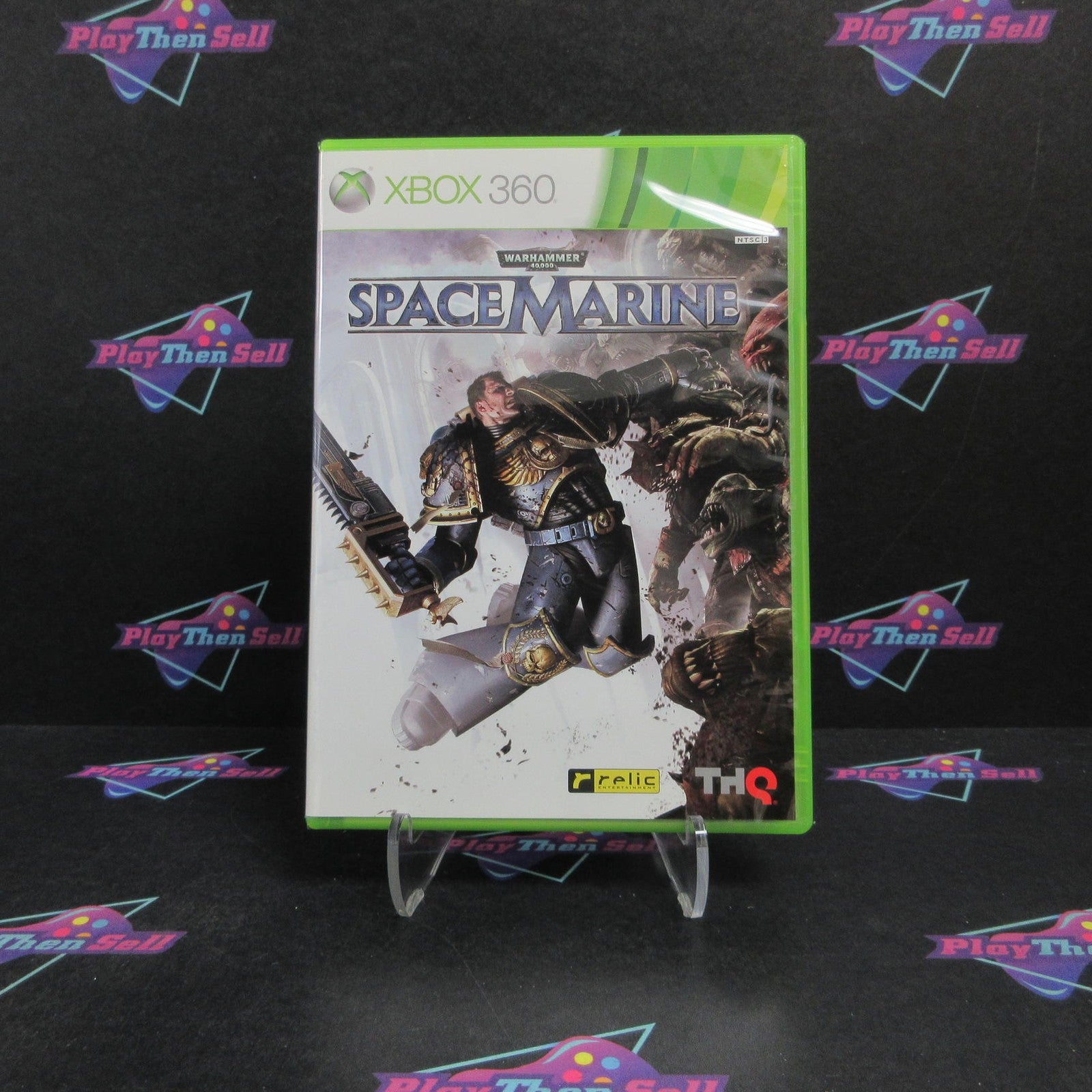 Warhammer 40,000 Space Marine Xbox 360 Japanese Version Region Locked  - 1 Yea..