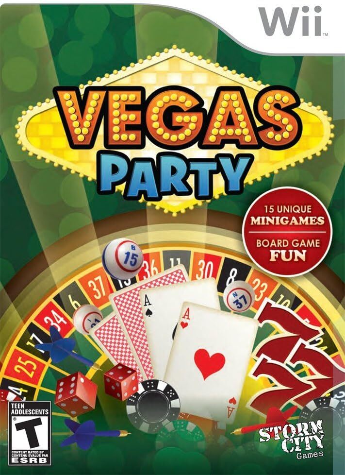 Vegas Party Nintendo Wii Complete - 1 Year Warranty VG