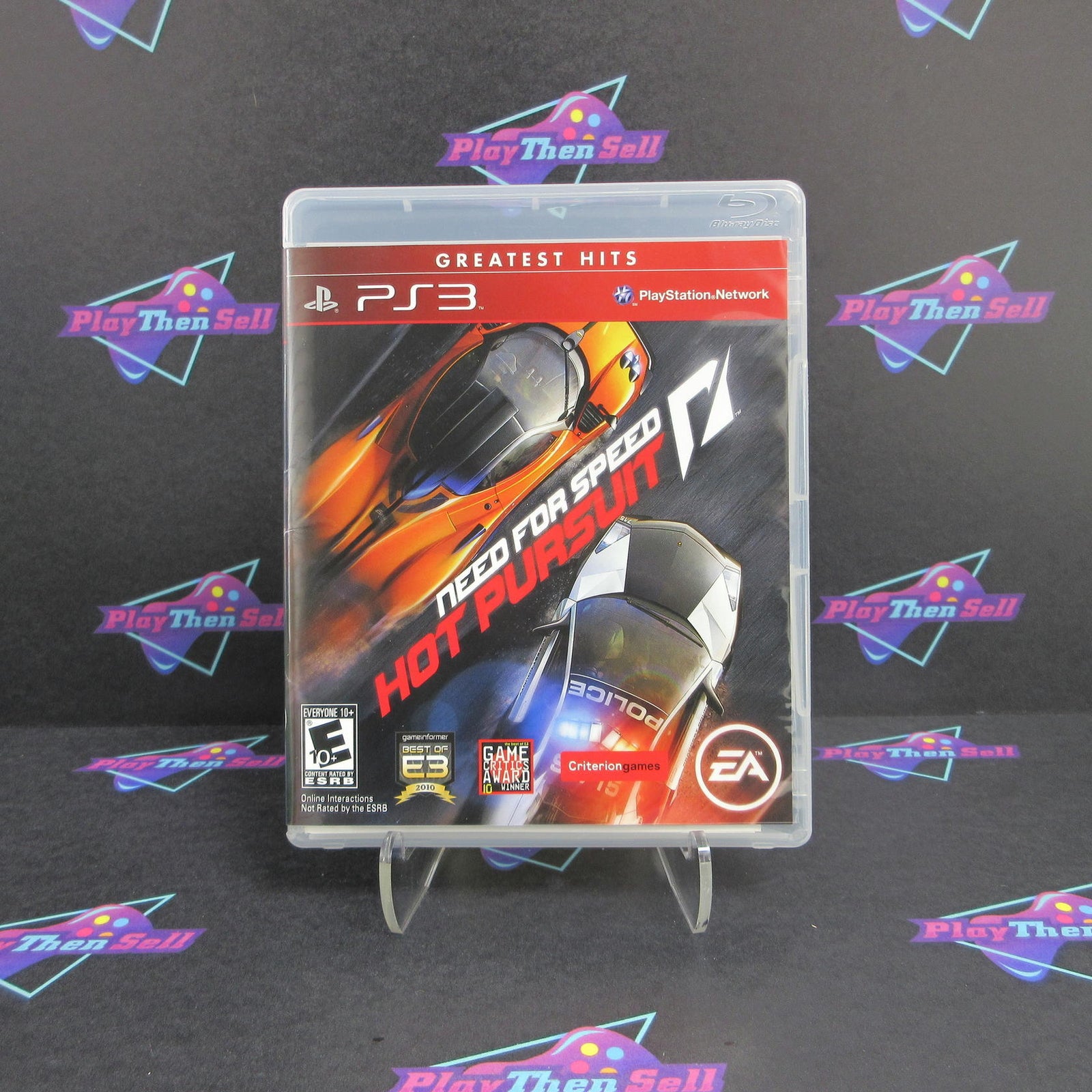 Need for Speed Hot Pursuit PS3 PlayStation 3 GH Complete  - 1 Year Warranty EX..