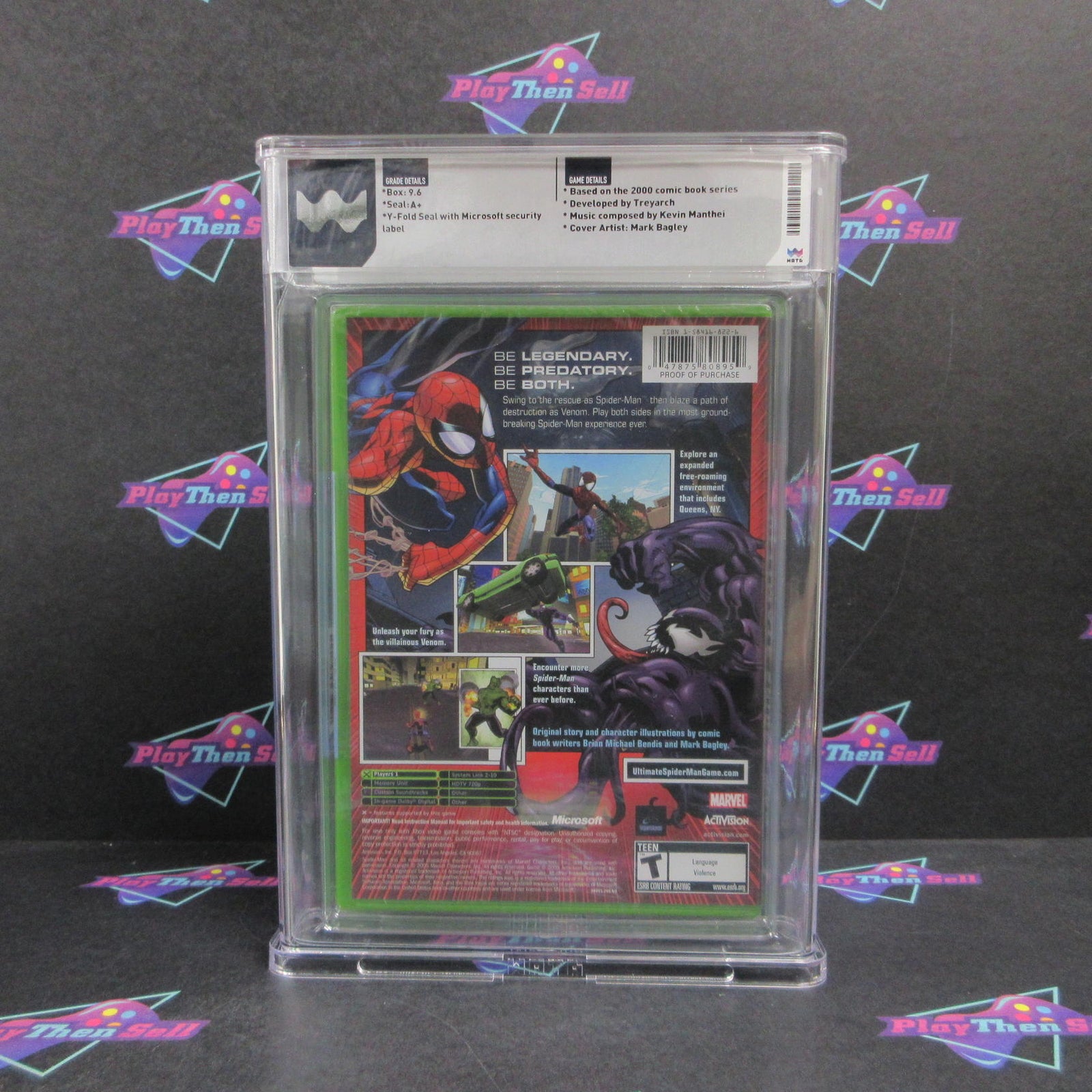 Ultimate Spider-Man Xbox WATA Graded 9.6 A+ Sealed Brand New - Sealed