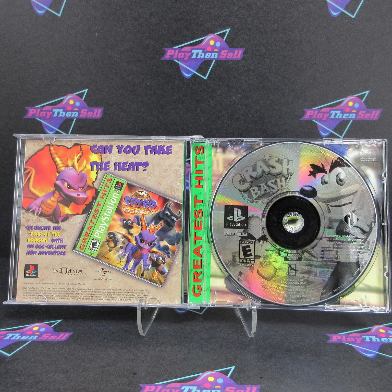 Crash Bash PS1 PlayStation 1 GH Complete - 1 Year Warranty EX Cond